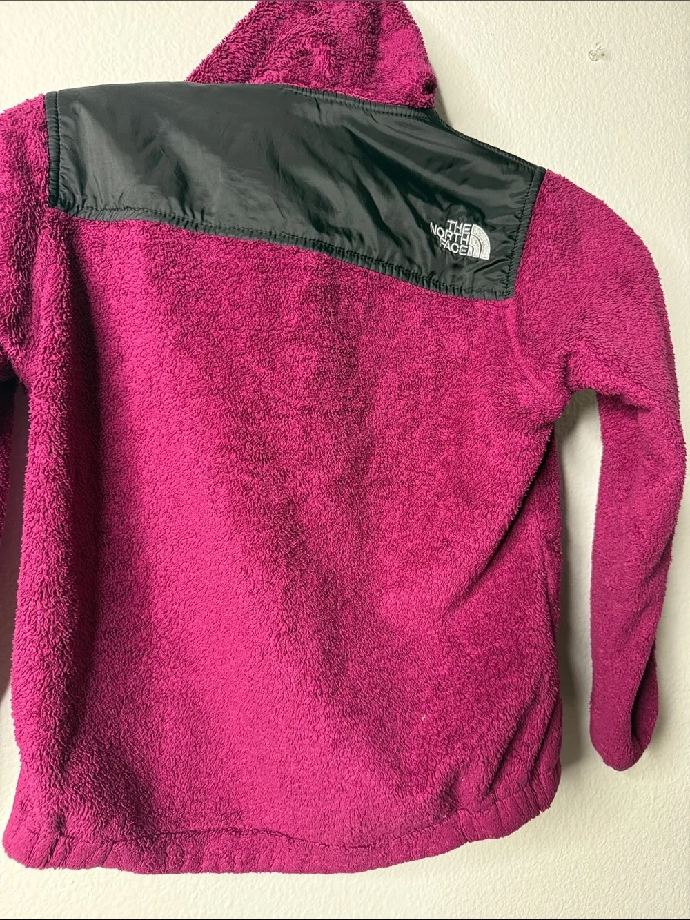 The North Face girls zip front hoodie Small